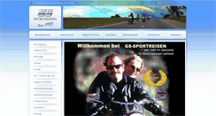 Desktop Screenshot of gs-sportreisen.de